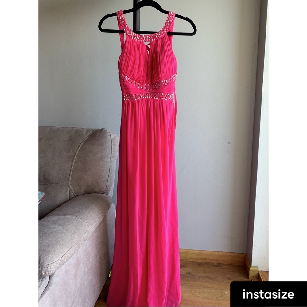 Flawless Pink Evening Dress (Full Length, size S)
